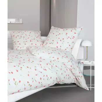 Постельное белье Janine» Танго в размере. 135x200, 155x220 или 200x200 см", постельное белье из хлопка с цветочным рисунком, постельное белье на молнии, цвет paradierot