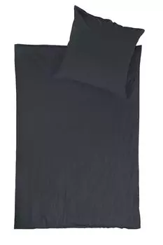 Постельное белье jilda-tex Лиссабон (антрацит) 100% органический хлопок Dero Textilien, серый