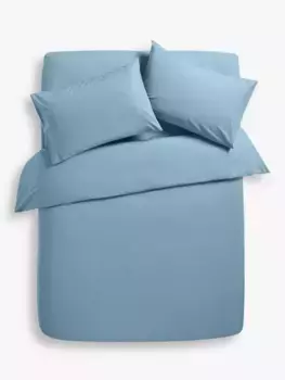 Постельное белье John Lewis Crisp & Fresh 200 Thread Count Egyptian Cotton, цвет lake/blue