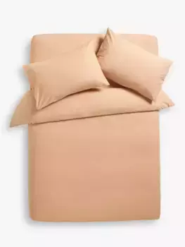 Постельное белье John Lewis Easy Care Organic Cotton 200 Thread Count, цвет terracotta