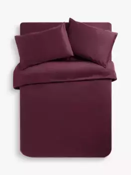 Постельное белье John Lewis Soft & Silky 400 Thread Count Egyptian Cotton, цвет damson