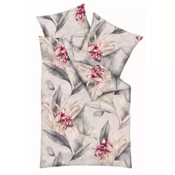 Постельное белье Kaeppel «Асмэра» с крупными цветами, цвет natur