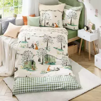 Постельное белье Kaeppel, бирюзовый