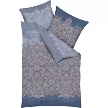 Постельное белье Kaeppel «Indira», с рисунком пейсли, цвет kobalt