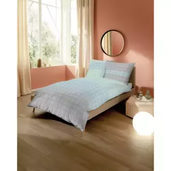 Постельное белье Kaeppel «Кубики» с графическим рисунком, цвет aqua