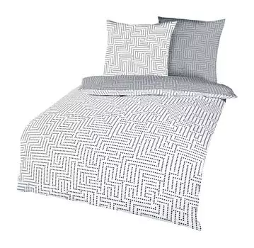 Постельное белье Kaeppel Linon Renforc 2 шт. Пароль графитовый серый в белый горошек, размер: 135х200см.