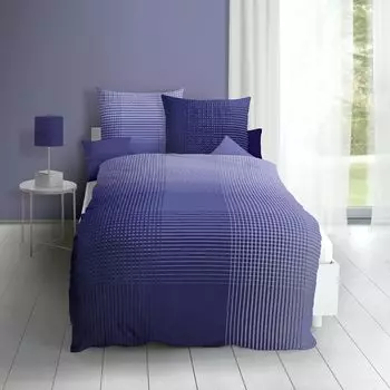 Постельное белье Kaeppel Mako сатин Мастер 200х200 см + 2х 80х80 см фиолетовый