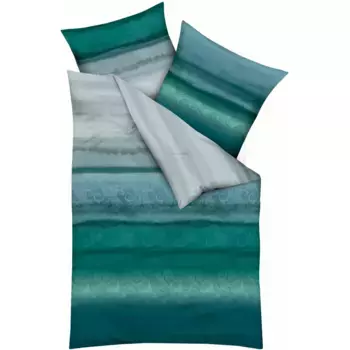 Постельное белье Kaeppel «Мара», приятно согревающее, цвет smaragd
