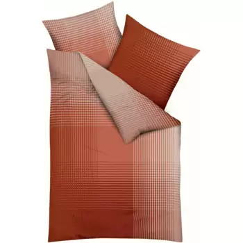 Постельное белье Kaeppel «Мастер» с клетчатым узором, цвет terra