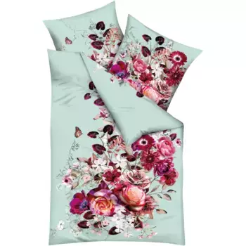 Постельное белье Kaeppel «Stella» с цветочным узором, цвет mint