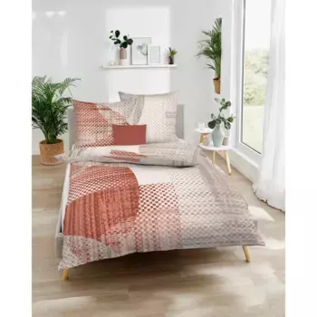 Постельное белье Kaeppel «Supreme» с графическим принтом, цвет terra