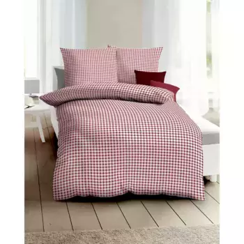 Постельное белье Kaeppel «Виши Каро» с клетчатым узором, красный