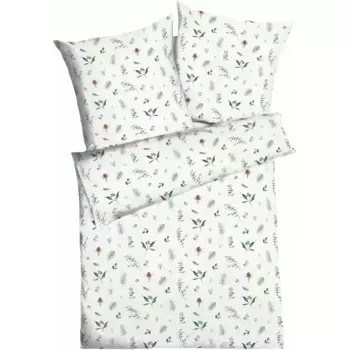 Постельное белье Kaeppel «Winter Greens», с листьями, зеленый