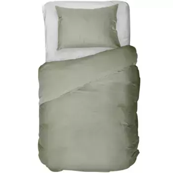 Постельное белье кайори «Ватари», 65% хлопок - 35% лен Kayori, оливковый