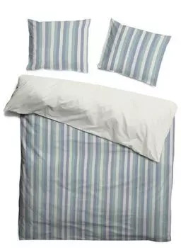 Постельное белье Kayori Kioicho размер 200х200см - 2х80х80см цвет зеленый лен