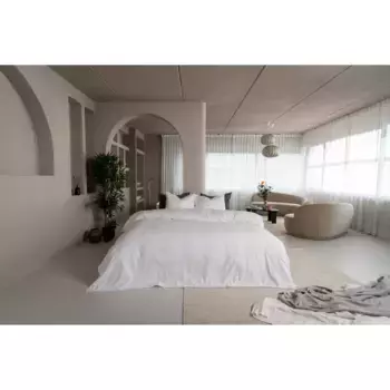 Постельное белье Kayori «Showa», мягкое и уютное, белый