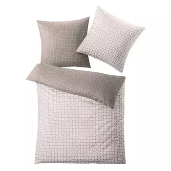 Постельное белье Kleine Wolke Punto, серо-коричневый