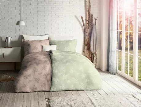 Постельное белье lech flanell Fleuresse, зеленый