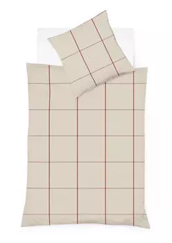 Постельное белье lech flanell Fleuresse, светло-коричневый/красный