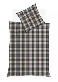 Постельное белье lech flanell Fleuresse, антрацитовый