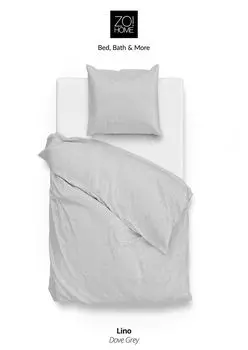 Постельное белье Lino 155 Голубь Серый HNL Living