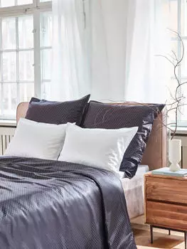 Постельное белье ливорно дамаск Curt Bauer, темно-серый