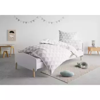 Постельное белье Lttenhtt "Gretje качества Renforc и Biber (фланель), 100% чистый хлопок, сертифицировано по стандарту 100 OEKO-TEXt, двустороннее постельное белье", (2 шт.), серый