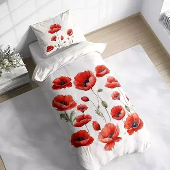 Постельное белье Мак 135х200+80х80 см TRAUMHELDEN