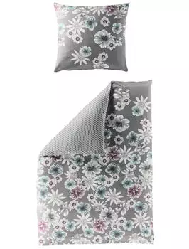 Постельное белье мако-сатин Bierbaum, коричневый