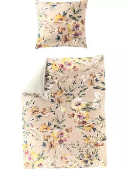 Постельное белье мако сатин Bierbaum, коричневый