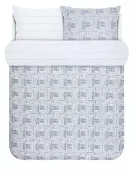 Постельное белье Marc O'Polo Husa Duvet I размер 200x220 2 80x80 см I цвет Синий AL