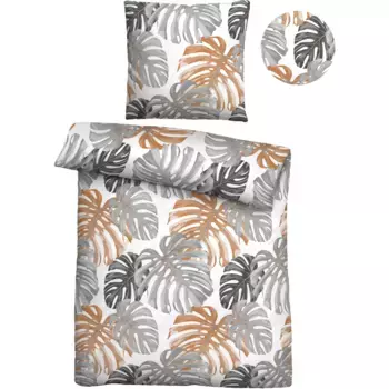 Постельное белье марки Castell «Stella», тонкий блеск + мягкость, застежка-молния, можно использовать круглый год Castell - Markenbettwsche, цвет sturmgrau