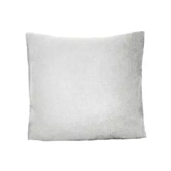 Постельное белье наволочка Sevilla, однотонный мелкоструктурированный лен, серебро, размер: 80 х 80 см Proflax