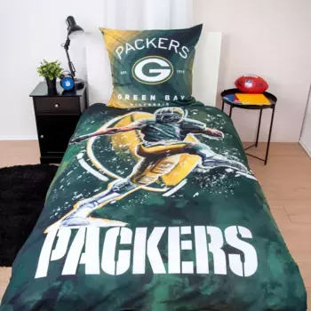 Постельное белье НФЛ «NFL Packers», двусторонний мотив, цвет bunt