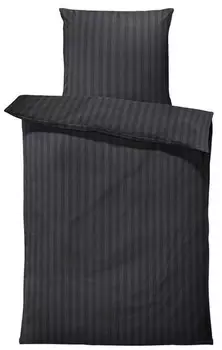 Постельное белье One-Home 135x200 schwarz, 135x5x200 см, черный