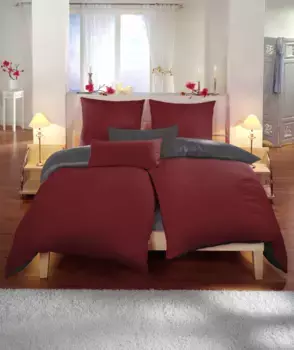 Постельное белье One-Home, бордовый