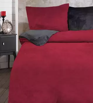 Постельное белье One-Home, бордовый