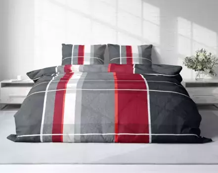 Постельное белье One-Home, красный