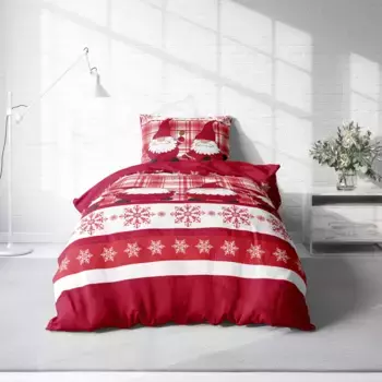 Постельное белье One-Home, красный