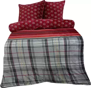 Постельное белье One-Home, красный