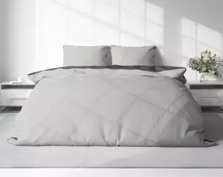 Постельное белье One-Home, серый