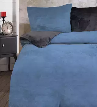 Постельное белье One-Home, синий