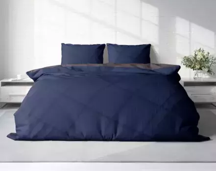 Постельное белье One-Home, синий