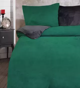 Постельное белье One-Home, зеленый