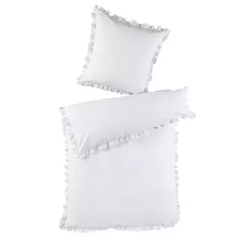 Постельное белье Optidream Renforc 135 х 200 см, пододеяльник 135 х 200 см, наволочка 80 х 80 см, белый