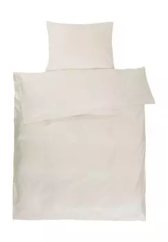 Постельное белье парчовый дамасский Флоренция, орнаменты, хлопок Мако BAUER, цвет Gesamt Breite Beige