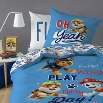 Постельное белье Paw Patrol 135 х 200 80 х 80 см 100% хлопок CTI