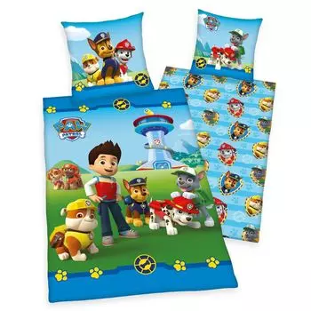 Постельное белье Paw Patrol Renforce 135 x 200/80 x 80 см