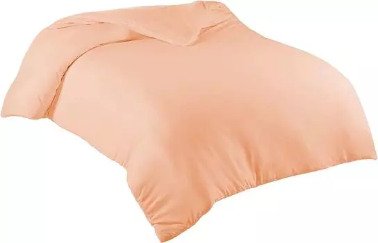 Постельное белье пододеяльник 135х200 см однотонный 100% хлопок розовый livessa