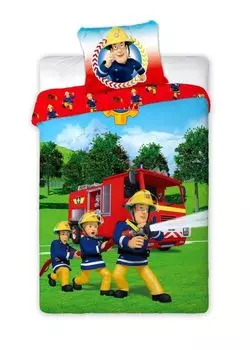 Постельное белье Пожарный Сэм 140 х 200 см Faro Tekstylia